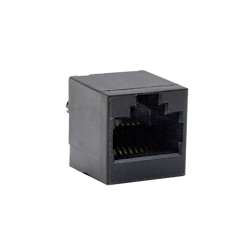 RJ45立式扁针网络连接器母座