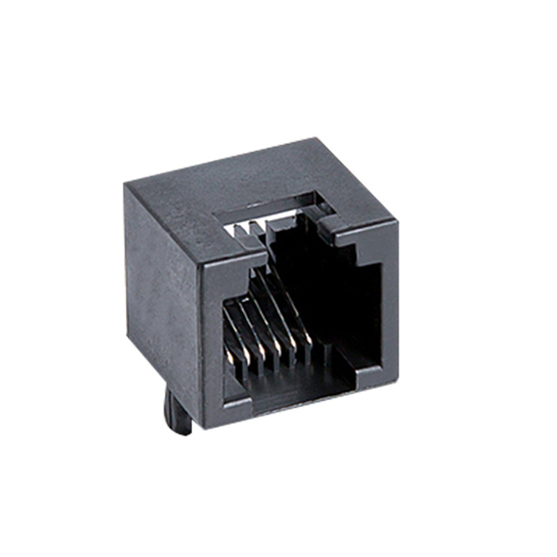 90度6P6Cmini弯插RJ11电话