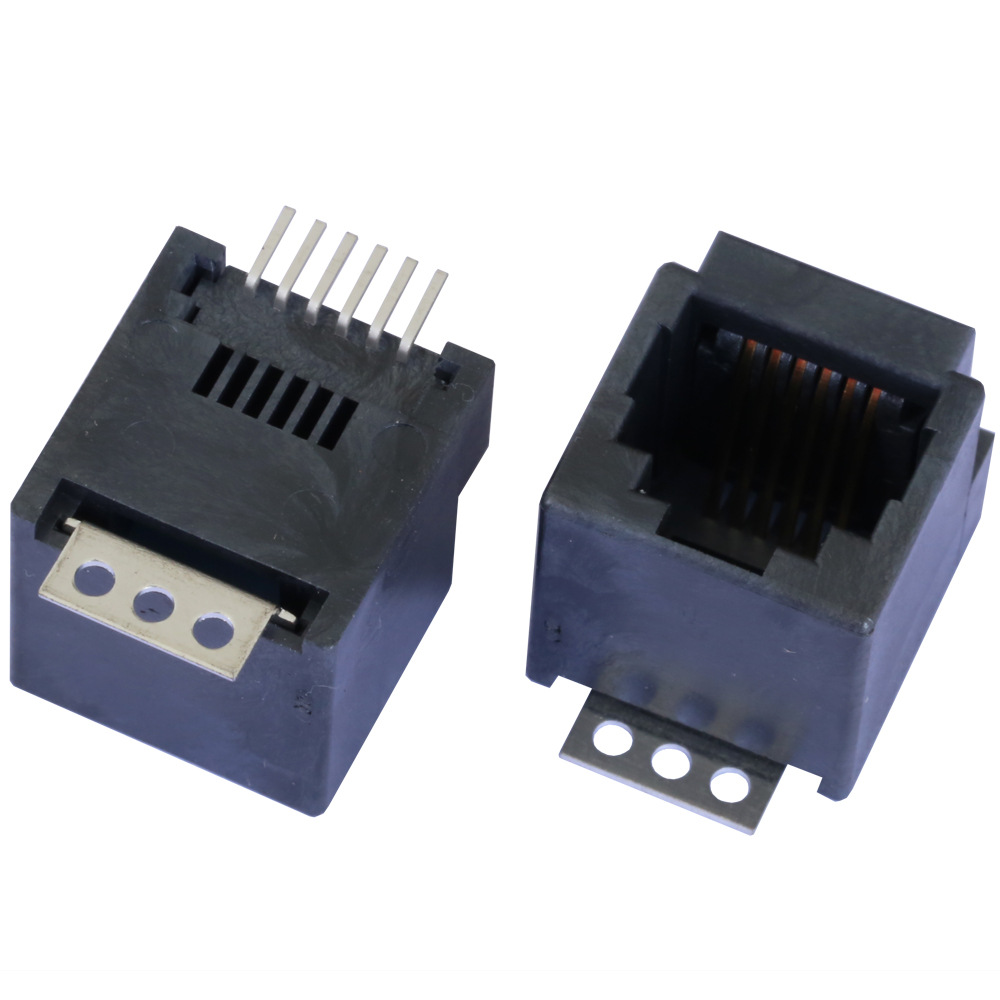 180度RJ11 SMT贴片式6P6C