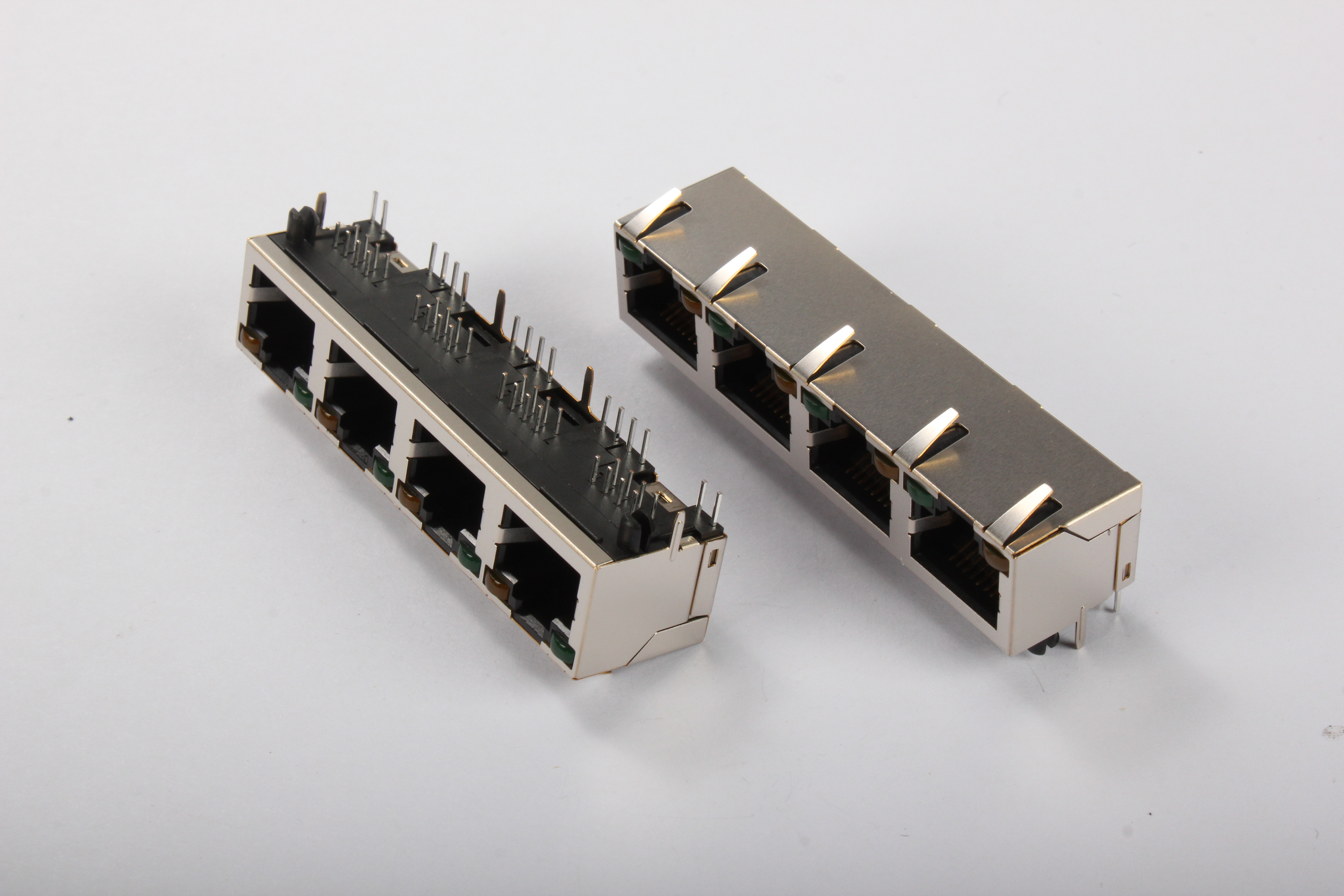 90度RJ45网络连接器8P8C 卧式