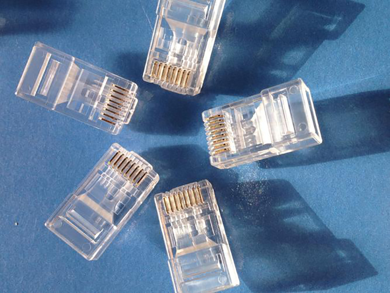 Function of RJ45 crystal head buckle structu